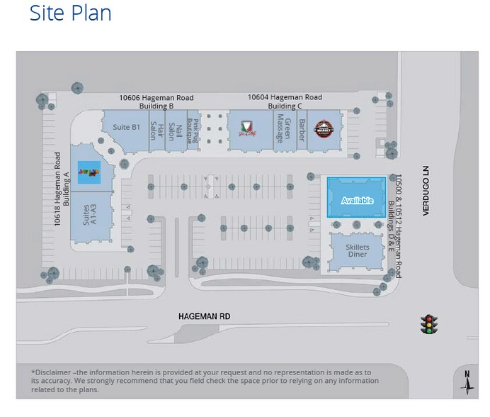 4301 Verdugo Ln, Bakersfield, CA à louer - Plan de site – Image 2 sur 4