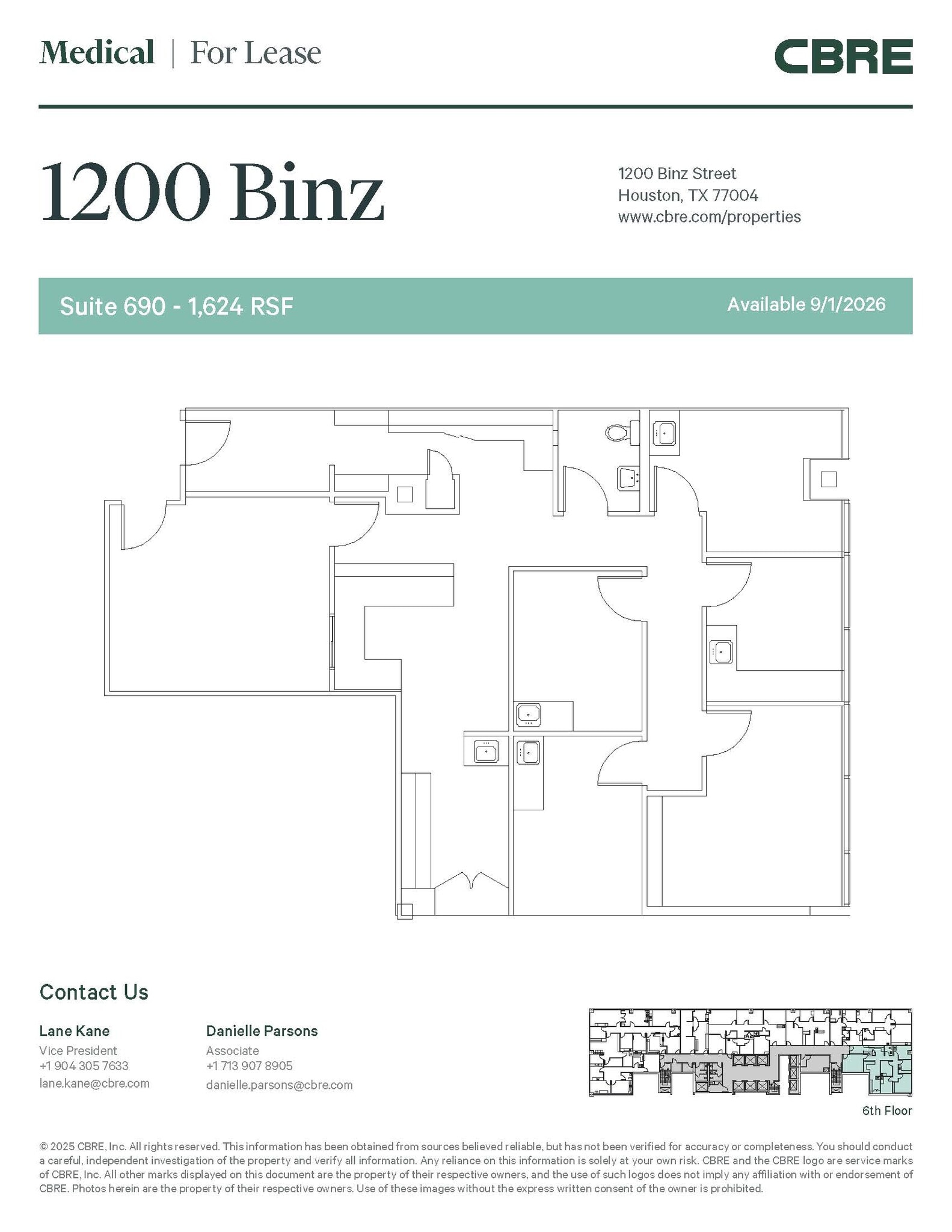 1200 Binz St, Houston, TX à louer Photo intérieure– Image 1 sur 1