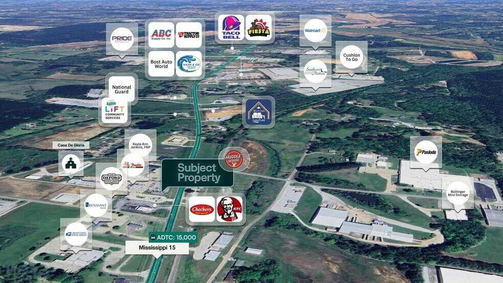 333 Highway 15 N, Pontotoc, MS à vendre - Photo de l’immeuble – Image 2 sur 2