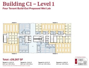 Friars Rd, San Diego, CA à louer Plan d’étage– Image 1 sur 1