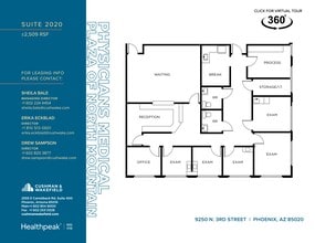 9250 N 3rd St, Phoenix, AZ à louer Plan de site– Image 1 sur 8