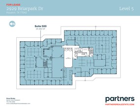 2929 Briarpark Dr, Houston, TX à louer Plan de site– Image 1 sur 1