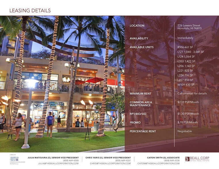 227 Lewers St, Honolulu, HI à louer - Photo de l’immeuble – Image 2 sur 10