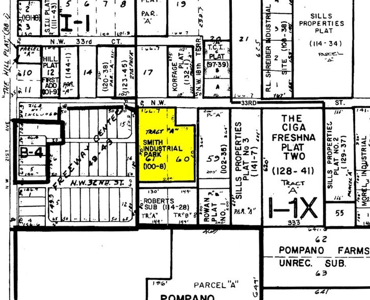 1900 NW 33rd St, Pompano Beach, FL à louer - Plan cadastral – Image 2 sur 41