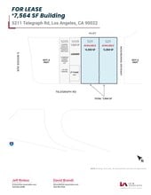 5207-5211 Telegraph Rd, Los Angeles, CA à louer Plan de site– Image 1 sur 1