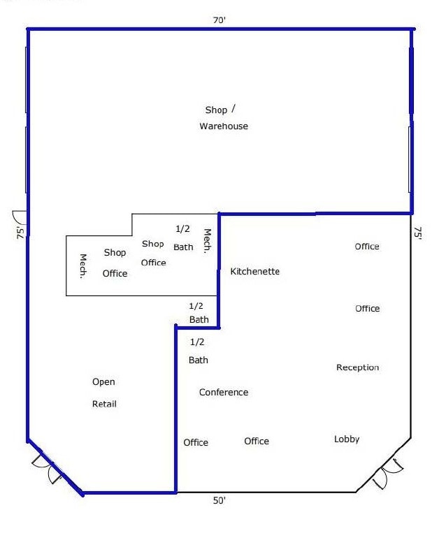 869 W 2nd St, Xenia, OH à louer Plan d’étage– Image 1 sur 1