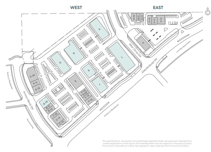 Allan Dr SW, Edmonton, AB à louer Plan de site– Image 1 sur 1