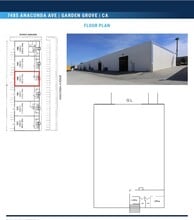 7471-7495 Anaconda Ave, Garden Grove, CA à louer Plan d’étage– Image 1 sur 1