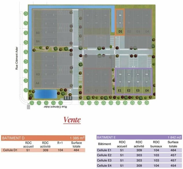22 Rue Clément Ader, Saint-Pierre-du-Perray à vendre - Plan de site – Image 3 sur 6