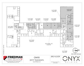29777 Telegraph Rd, Southfield, MI à louer Plan d’étage– Image 2 sur 2