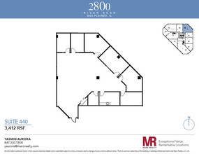 2800 S River Rd, Des Plaines, IL à louer Plan d’étage– Image 1 sur 1