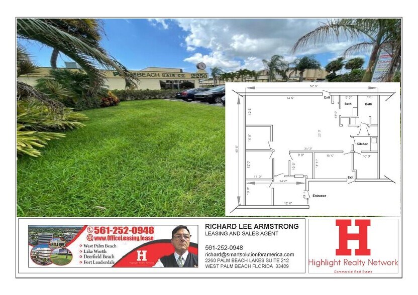 2250-2260 Palm Beach Lakes Blvd, West Palm Beach, FL à louer - Photo de l’immeuble – Image 2 sur 27