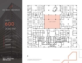 33 W Monroe St, Chicago, IL à louer Plan d’étage– Image 1 sur 2