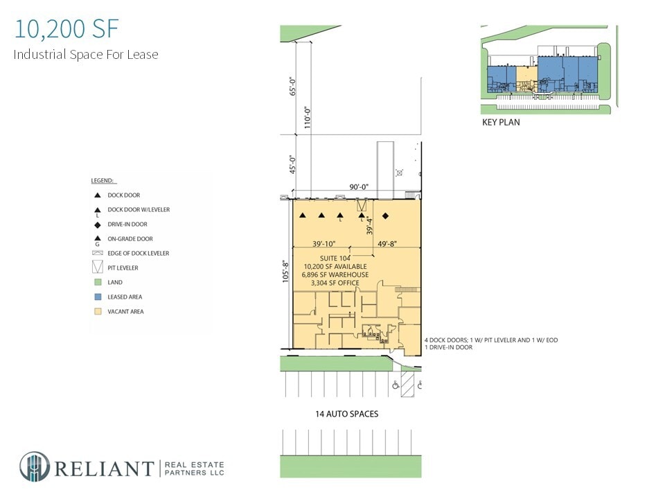 560 Atlanta S Pky, College Park, GA à louer Plan d’étage– Image 1 sur 1