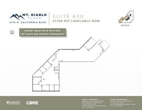 2175 N California Blvd, Walnut Creek, CA à louer Plan d’étage– Image 1 sur 1