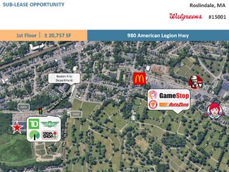 Plus de détails pour 940-980 American Legion Hwy, Roslindale, MA - Local commercial à louer