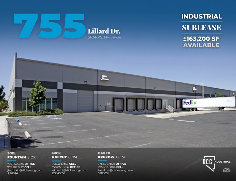 755 Lillard Dr, Sparks, NV à louer - Photo principale – Image 1 sur 4