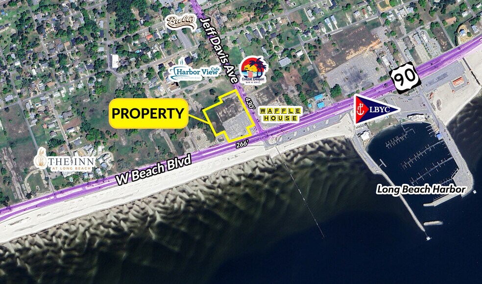 102 W Beach Blvd, Long Beach, MS à vendre - Photo de l’immeuble – Image 1 sur 9