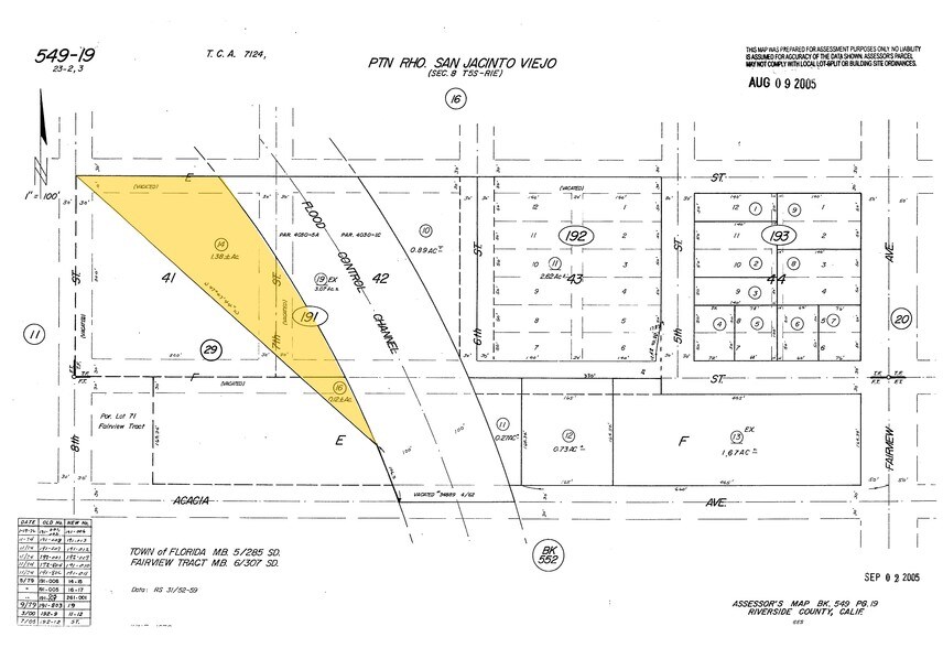 E Florida St, Hemet, CA à louer - Plan cadastral – Image 3 sur 3