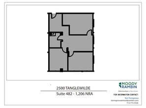 2500 Tanglewilde St, Houston, TX à louer Plan d’étage– Image 1 sur 1