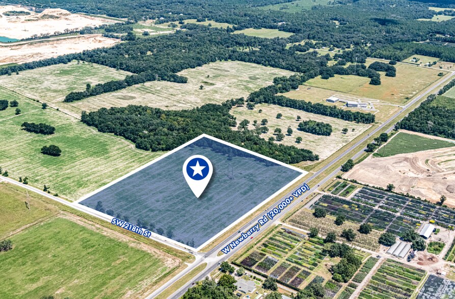 NEC W. Newberry Road & SW 218th Street, Newberry, FL à vendre - Aérien – Image 3 sur 4