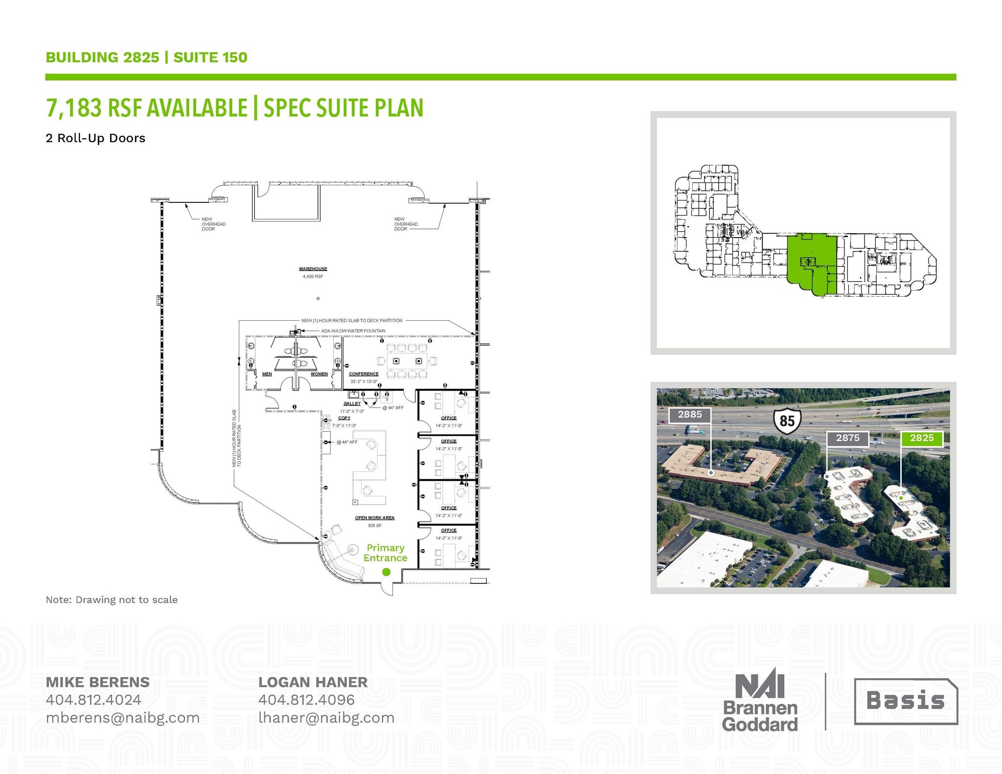 3025 Breckinridge Blvd, Duluth, GA à louer Plan d’étage– Image 1 sur 1