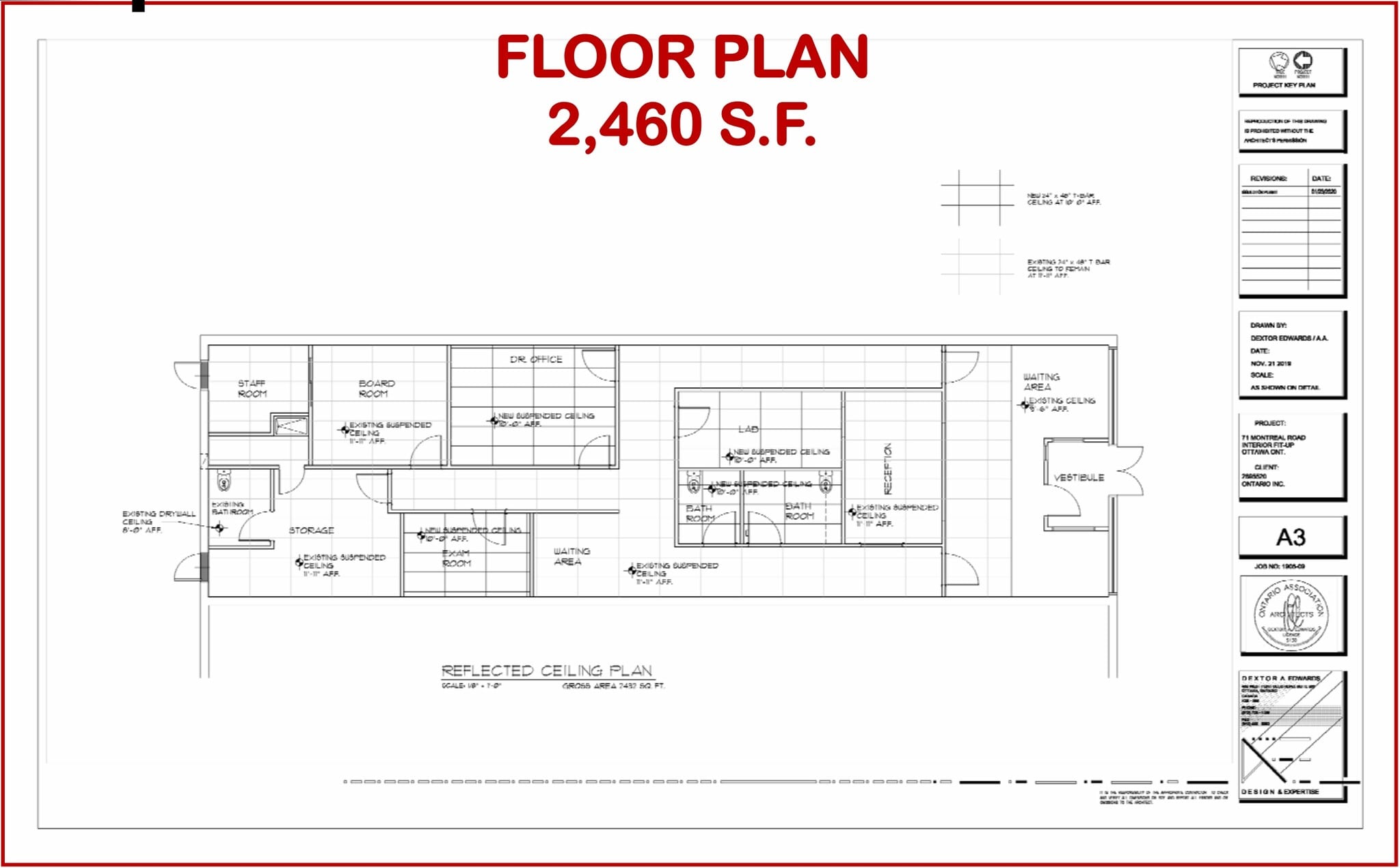 55-71 Montreal Rd, Ottawa, ON à louer Plan d’étage– Image 1 sur 1
