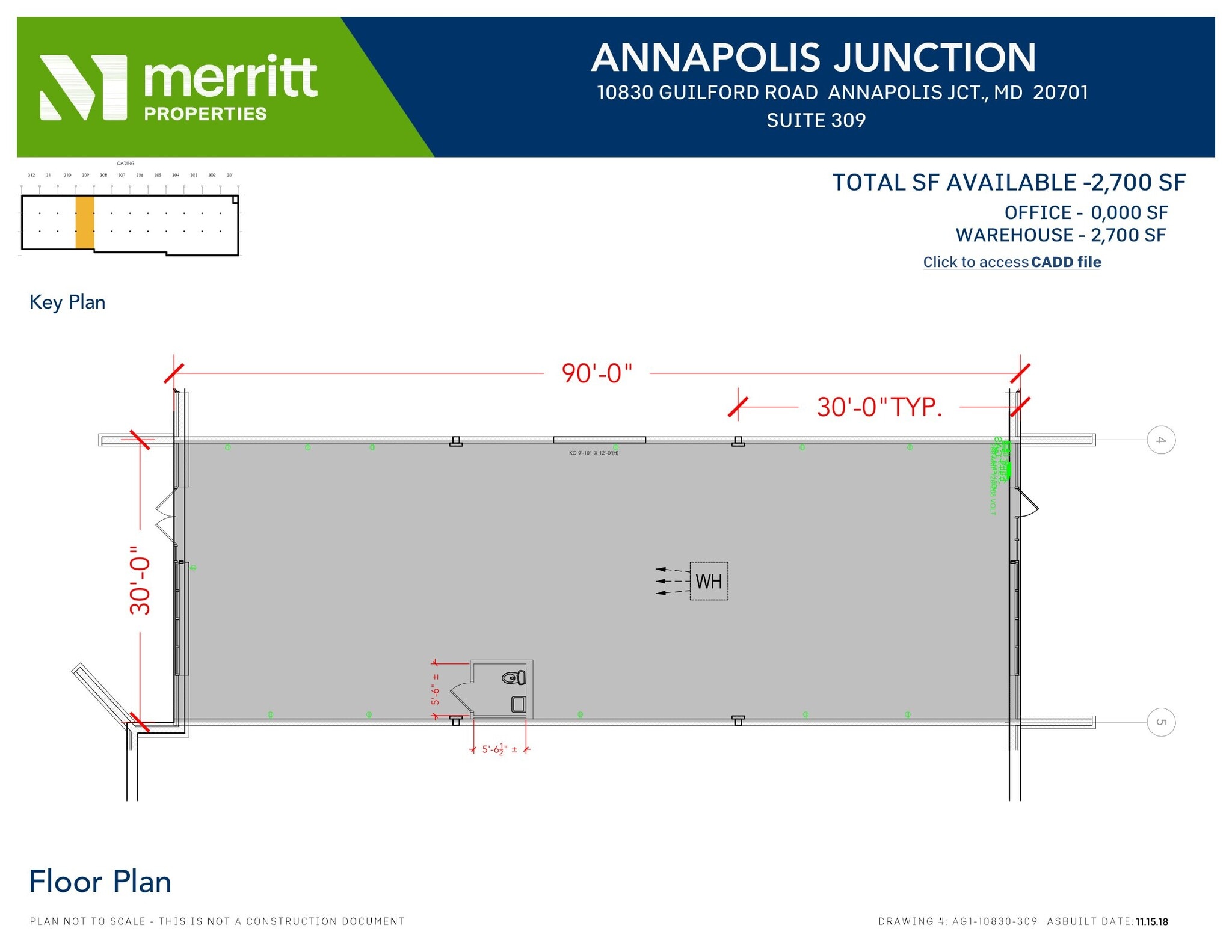 10840 Guilford Rd, Annapolis Junction, MD à louer Plan d’étage– Image 1 sur 1