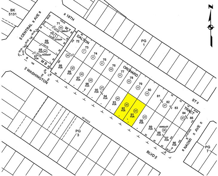 DTLA Multi-Use Purchase Opportunity portefeuille de 2 biens à vendre sur LoopNet.fr - Plan cadastral – Image 3 sur 3