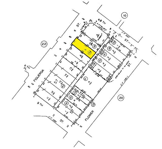 816 S Figueroa St, Los Angeles, CA à louer - Plan cadastral – Image 2 sur 10