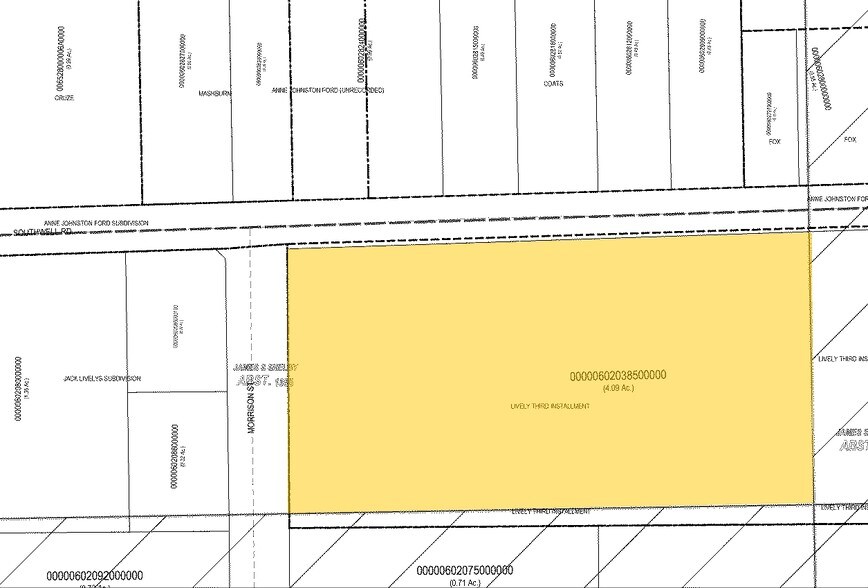 11127 Shady Trl, Dallas, TX à vendre - Plan cadastral – Image 2 sur 5
