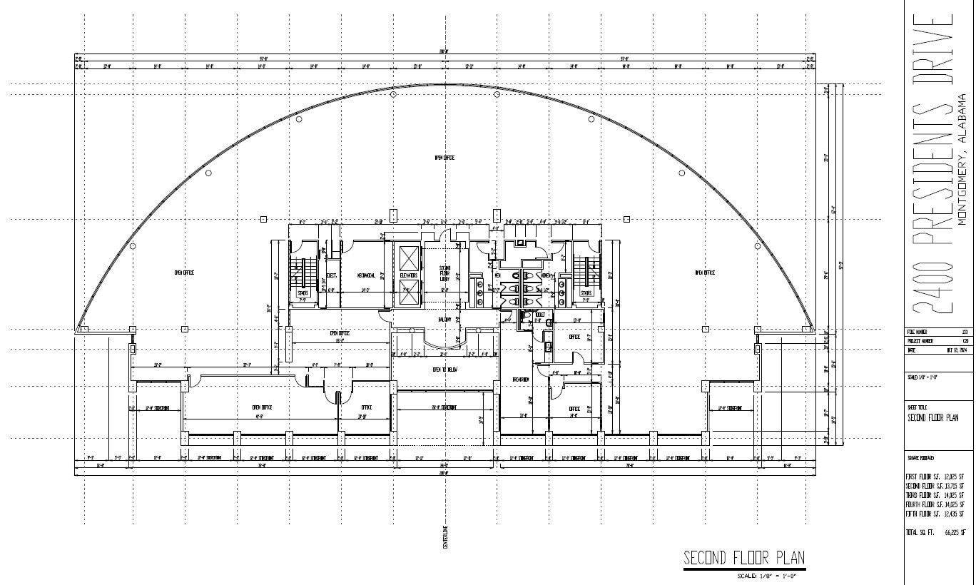 2400 Presidents Dr, Montgomery, AL à vendre Plan d’étage– Image 1 sur 1