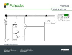 5901 Peachtree Dunwoody Rd NE, Atlanta, GA à louer Plan de site– Image 1 sur 1