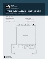 1712-1792 Little Orchard St, San Jose, CA à louer Plan d’étage– Image 1 sur 2