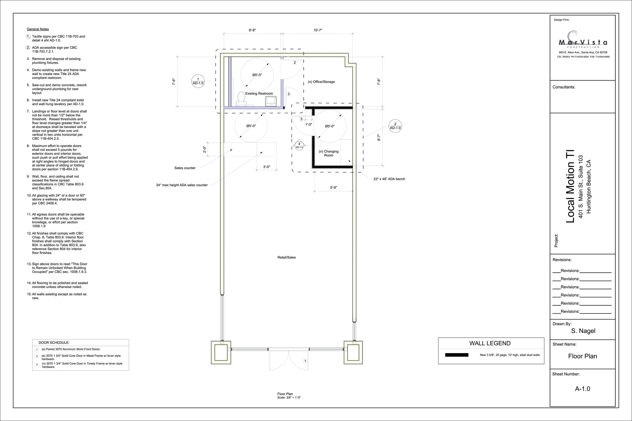 401 Main St, Huntington Beach, CA à louer Plan de site– Image 1 sur 7