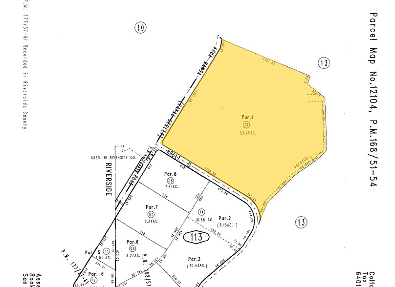 12215 Holly St, Riverside, CA à louer - Plan cadastral – Image 2 sur 5
