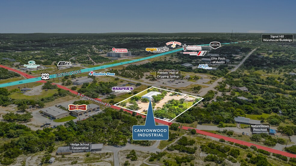 179 S Canyonwood Dr, Dripping Springs, TX à vendre - Photo de l’immeuble – Image 3 sur 5