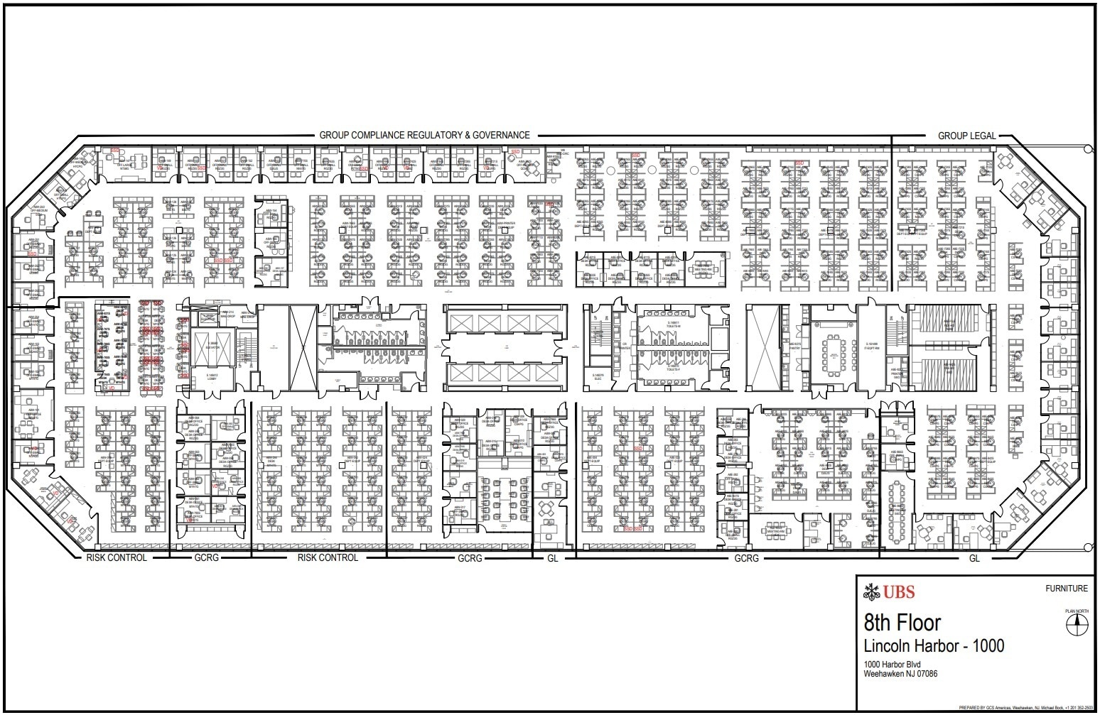 1000 Harbor Blvd, Weehawken, NJ à louer Plan d’étage– Image 1 sur 7