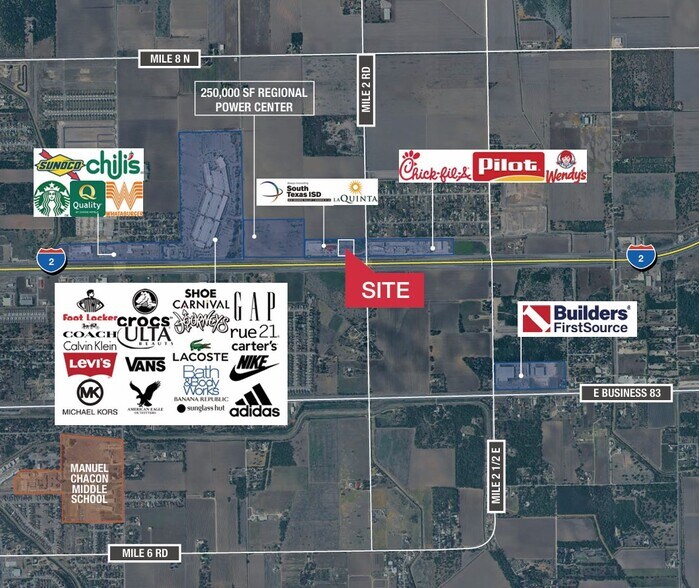 7013 E Expressway 83, Mercedes, TX à louer - Photo de l’immeuble – Image 3 sur 6