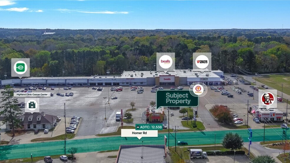 1060 Homer Rd, Minden, LA à vendre - Aérien – Image 3 sur 3