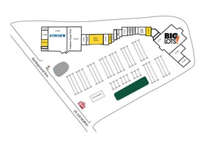 3716-3728 Battleground Ave, Greensboro, NC à louer Plan de site– Image 1 sur 1