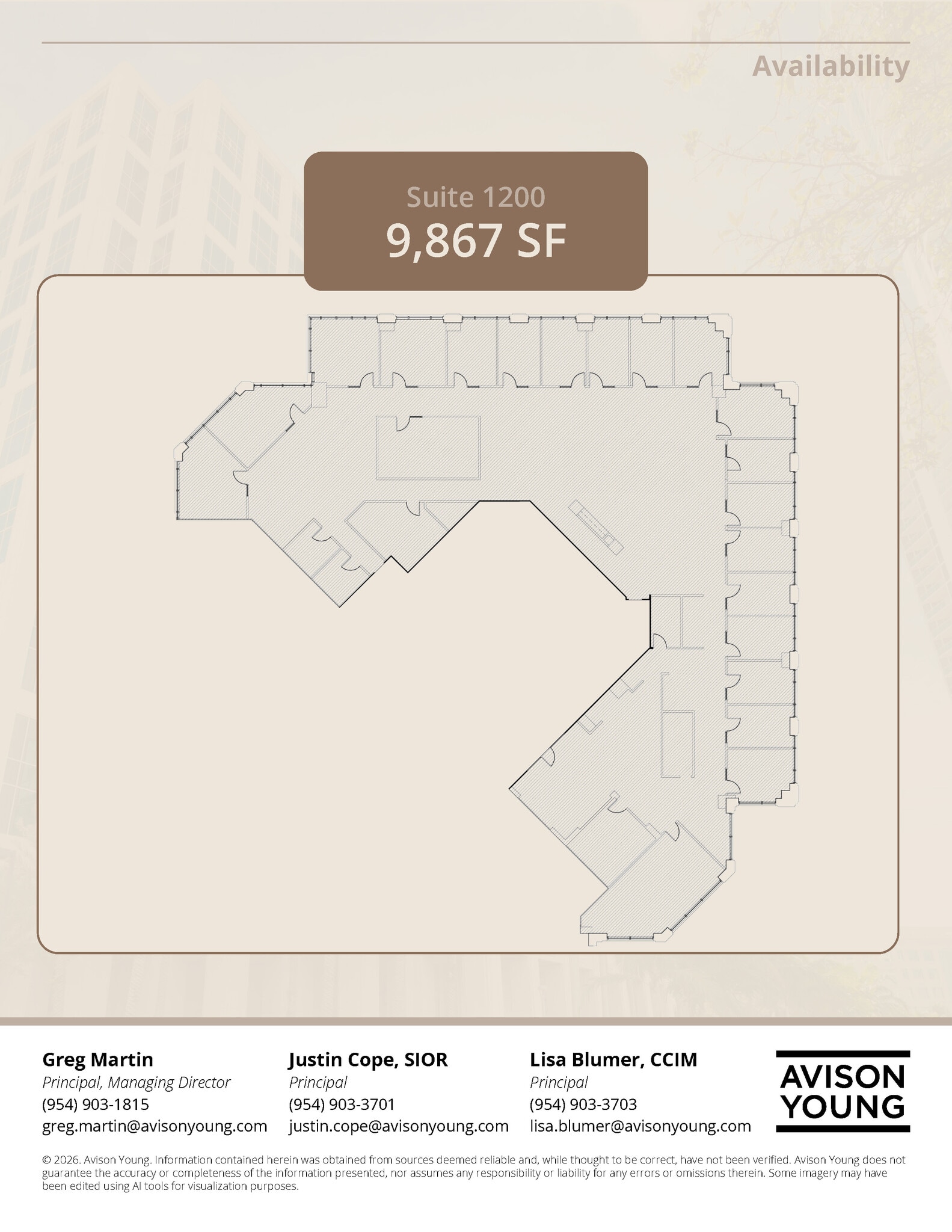 200 E Las Olas Blvd, Fort Lauderdale, FL à louer Plan d’étage– Image 1 sur 1