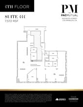 523 W 6th St, Los Angeles, CA à louer Plan d’étage– Image 1 sur 3
