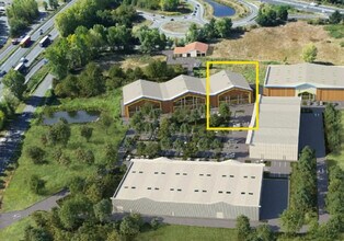 Virsac - Vue aérienne  vue de carte