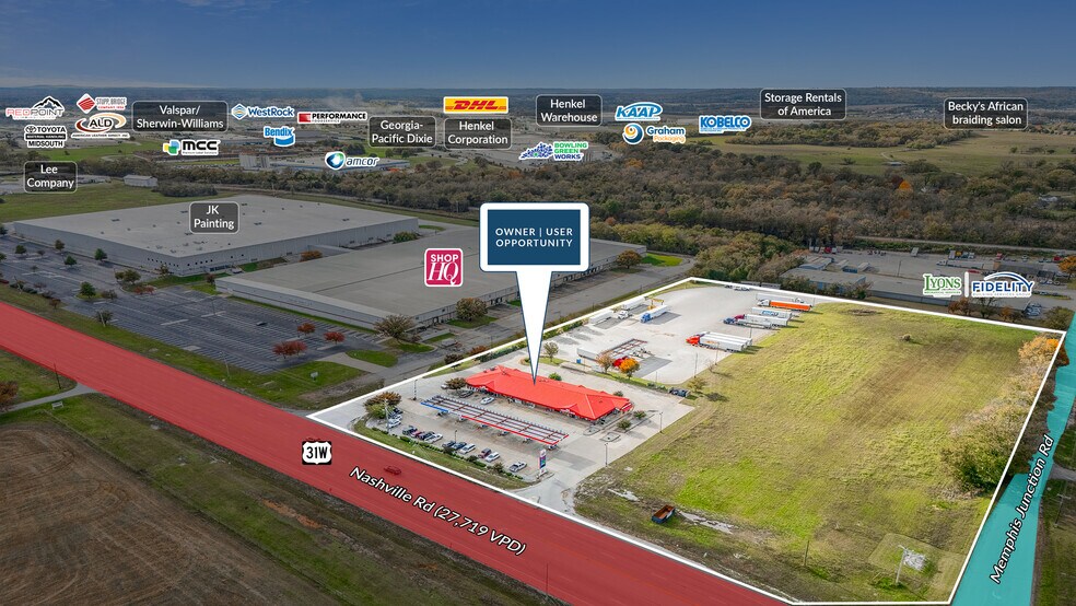 4805 Nashville Rd, Bowling Green, KY à vendre - Photo de l’immeuble – Image 3 sur 5