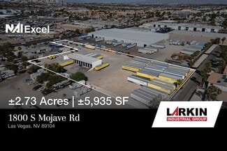 Plus de détails pour 1800 S Mojave Rd, Las Vegas, NV - Industriel/Logistique à vendre
