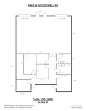 4845 W McDowell Rd, Phoenix, AZ à louer Plan d’étage– Image 1 sur 1