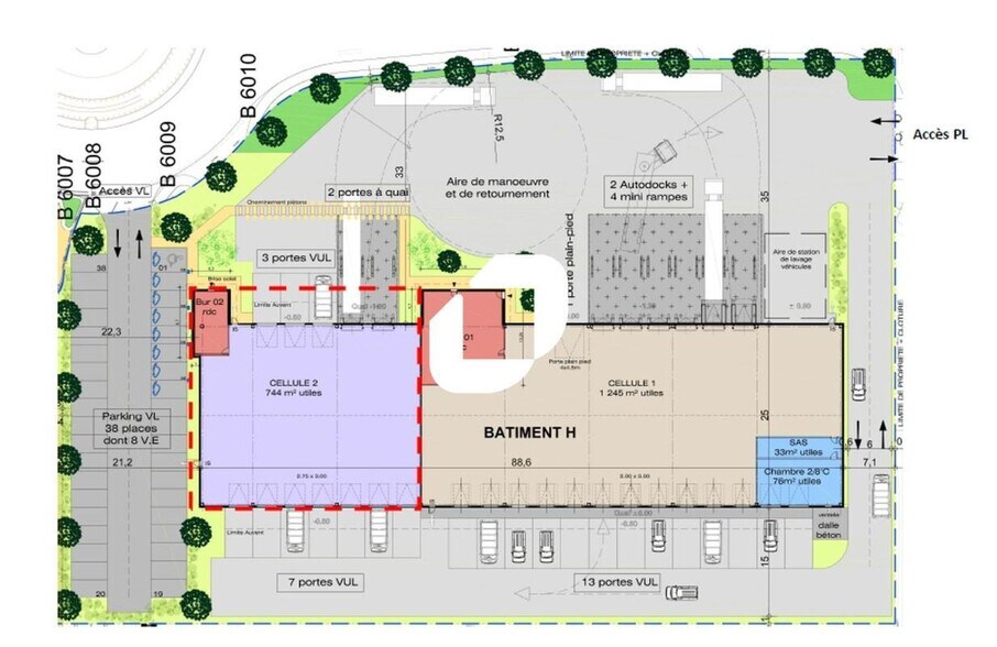 Industriel/Logistique dans Les Arcs à louer - Plan d’étage – Image 3 sur 7