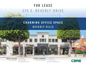 Plus de détails pour 269-281 S Beverly Dr, Beverly Hills, CA - Bureau à louer