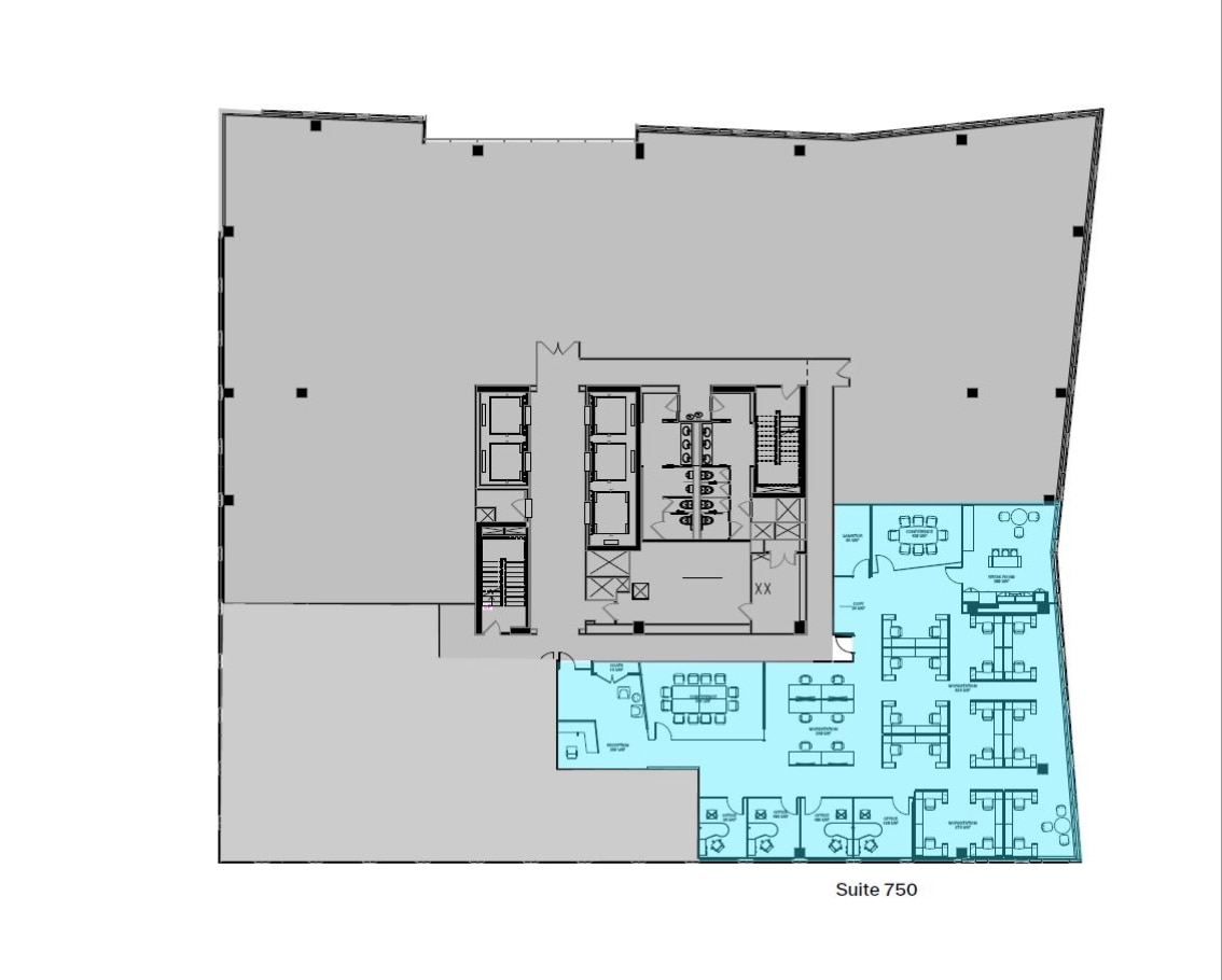 99 M St SE, Washington, DC à louer Plan d’étage– Image 1 sur 1